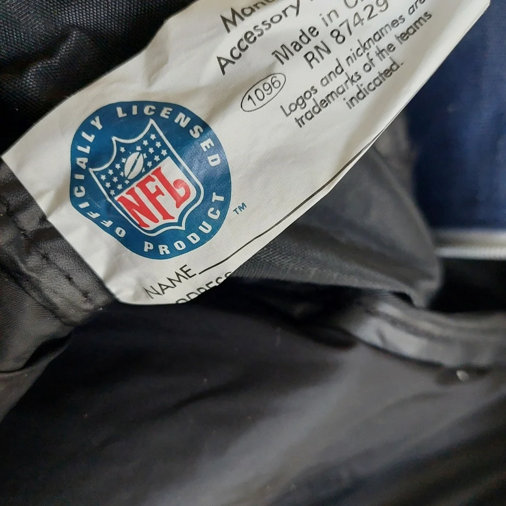 Vintage NFL Dallas Cowboys Blue Duffel Bag Football (Bag C)